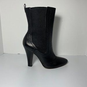 New Modern Vintage Slip-on Leather Boot
